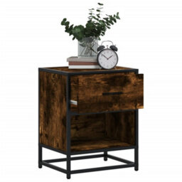 Berkfield Bedside Cabinets 2 Pcs Smoked Oak 40X31X50 Cm Engineered Wood - thumbnail 4