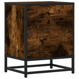 Berkfield Bedside Cabinets 2 Pcs Smoked Oak 40X31X50 Cm Engineered Wood - thumbnail 8