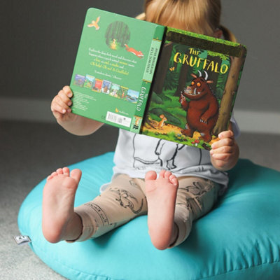 rucomfy Beanbags Rucomfy Indoor Or Outdoor Bean Bag For Kids - Turquoise Smarty Floor Cushion Seat - image 1
