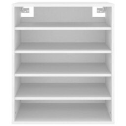 Berkfield Shoe Cabinet White 60X35X70 Cm Engineered Wood - thumbnail 5
