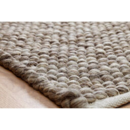 Melrose Hand Woven Taupe Sahara Wool Indoor Area Runner Rug 060/230Cm - thumbnail 2