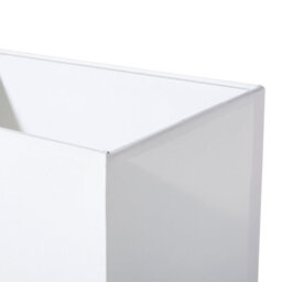 Beliani Silver Metal Table Lamp With White Rectangular Shade, 62Cm - thumbnail 3