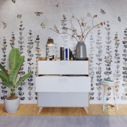 Arte Mood-05 Chest Of Drawers - Stylish, Contemporary Storage Unit With Three Drawers (H)970mm (W)900mm (D)400mm - thumbnail 3