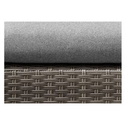 Evre Grey Malibu Rattan 3 Seater Outdoor Patio Garden Furniture Set With Cover Corner Sofa Coffee Table - Inc Weekend Delivery - thumbnail 7
