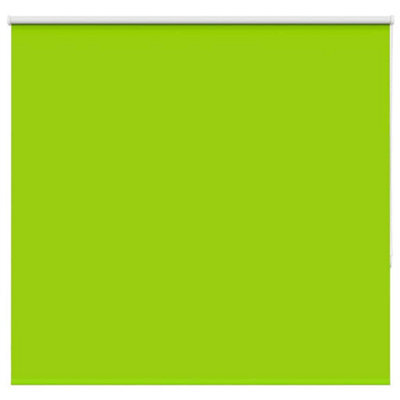 Berkfield Roller Blind Blackout Leaves Green 145X175 Cm Fabric Width 141.6 Cm Polyester - image 1