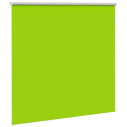 Berkfield Roller Blind Blackout Leaves Green 145X175 Cm Fabric Width 141.6 Cm Polyester - thumbnail 3
