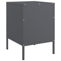 Berkfield Bedside Cabinets 2 Pcs Anthracite 36X39X50.5 Cm Steel - thumbnail 8