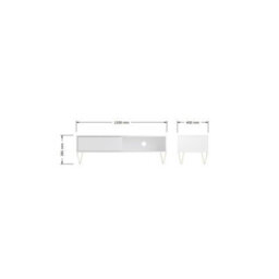 Timber Art Design Tv Cabinet Sliding Door White Living Room Furniture - thumbnail 4