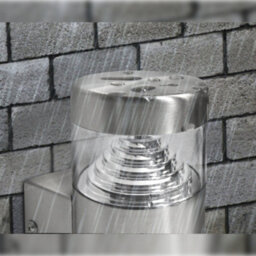 Long Life Lamps Company 3W Modern Led Outdoor Garden Wall Light Stainless Steel Ip44 Warm White Zlc044 - thumbnail 6