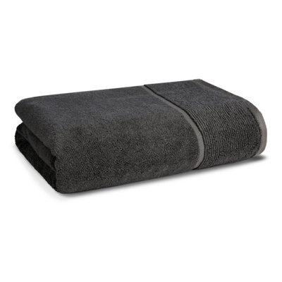 panda London Panda Zero-Twist Bamboo Bath Towel Urban Grey - image 1