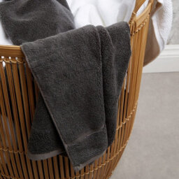 panda London Panda Zero-Twist Bamboo Bath Towel Urban Grey - thumbnail 3