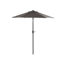 Alfresia Charcoal 2M Outdoor Garden Parasol With Tilt Function - thumbnail 1