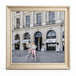 Home Luxe Interiors Dior Joaillerie Champagne Step Frame Wall Art 70X70Cm Luxury Decor - thumbnail 3