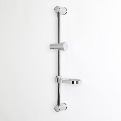 Homestylestore Chrome Riser Rail Kit With Hand Shower Holder And Soap Dish - image 1