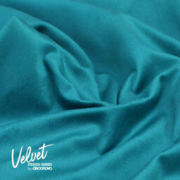 Deconovo 2 Pack Poms Crushed Velvet Cushion Covers 55Cm X 55Cm Pillowcases For Bedroom With Invisible Zipper 22X22 Inches Teal - thumbnail 5