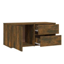 Walplus Tv Cabinet Smoked Oak 80X34X36 Cm Engineered Wood - thumbnail 6