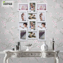 Arpan Multi Aperture Picture Wooden Photo Frame Holds 12 X 6 X4 Photos, Collage Picture Wall-Mounted Frame (White) - thumbnail 2