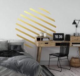 Quote My Wall Large Abstract Circle Wall Sticker - thumbnail 1
