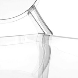 Fusion Living Ghost Style Plastic Louis Armchair Crystal Clear - thumbnail 3
