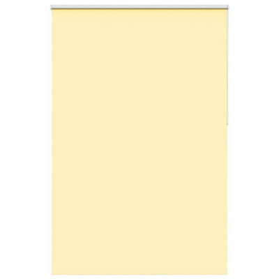 Berkfield Roller Blind Blackout Yellow 145X230 Cm Fabric Width 141.6 Cm Polyester - image 1