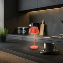 Briloner Battery Powered Orange Dimmable Rechargeable Table Lamp - thumbnail 8