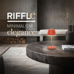 Briloner Battery Powered Orange Dimmable Rechargeable Table Lamp - thumbnail 3