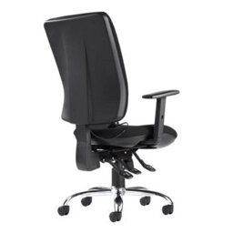 Xample Senza Ergonomic Asynchro Task Chair Black Adjustable Lumbar, Cmhr Foam Seat, Tilt & Height Controls, 360 Swivel, 150Kg Capacity - thumbnail 3