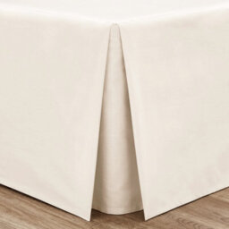 Catherine Lansfield Bedroom Easy Iron Percale Combed Base Valance Sheet 25Cm Depth With A 38Cm Frill Cream