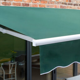Primrose Awnings 3.0M X 2.5M Retractable Manual Green Awning Outdoor Patio Canopy - thumbnail 5