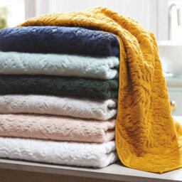 Allure Bath Fashions Country House Jacquard Hand Towel - Duckegg - thumbnail 2