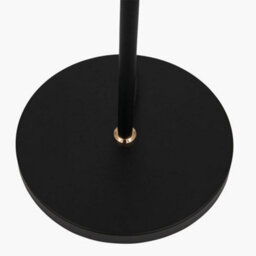 Pacific Lifestyle Glass Ball And Black Metal Floor Lamp For Living Room - thumbnail 5