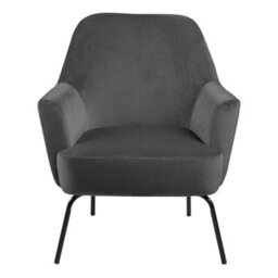 Furniture To Go Melissa Lounge Chair In Dark Grey - thumbnail 2