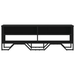 Berkfield Tv Cabinet Black 122X34X41 Cm Engineered Wood - thumbnail 4