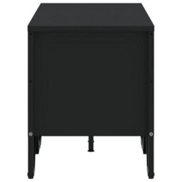 Berkfield Tv Cabinet Black 122X34X41 Cm Engineered Wood - thumbnail 5