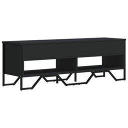 Berkfield Tv Cabinet Black 122X34X41 Cm Engineered Wood - thumbnail 6