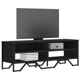 Berkfield Tv Cabinet Black 122X34X41 Cm Engineered Wood - thumbnail 1