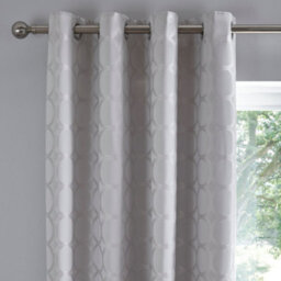 Appletree Cassina Circular Patterned Pair Of Eyelet Curtains - thumbnail 2