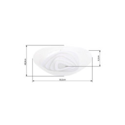 Luminosa Lighting Luminosa Jocelyn Round Integrated Led Semi Flush Ceiling Light White Led Dimmable 3000-6500K Remote Control Tuya Smart - thumbnail 9