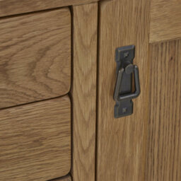 Broadway Oak Xl Sideboard Cabinet Fully Assembled - By Roseland Furniture - thumbnail 7