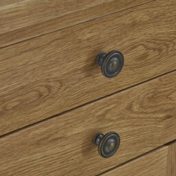 Broadway Oak Xl Sideboard Cabinet Fully Assembled - By Roseland Furniture - thumbnail 9