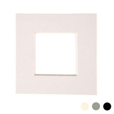 "Nicola Spring Picture Mount For 4 X 4"" Frame - Photo Size 2 X 2"" - Ivory" - image 1
