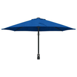 Berkfield Modern Garden Parasol Blue, Black 248 X 248 X 148 Cm Polyester, Steel - thumbnail 4
