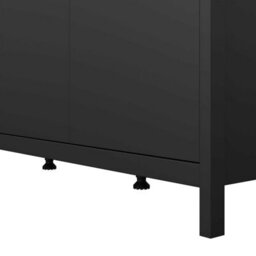 Wyld Haus Gossmere Matt Black 3-Door Wardrobe By - thumbnail 8