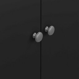 Wyld Haus Gossmere Matt Black 3-Door Wardrobe By - thumbnail 7