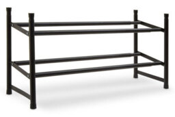 Orsina Minimal Two Tier Shoe Rack, Functional Shoe Drawer Organizer For Bedroom, Robust Shoe Rack For Livingroom - thumbnail 1
