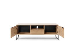 Abakus Direct Amber Collection Tv Stand 153Cm In Oak - thumbnail 2