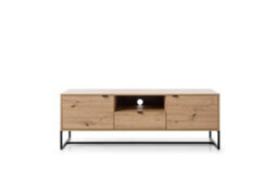 Abakus Direct Amber Collection Tv Stand 153Cm In Oak - thumbnail 1