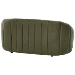 Beliani Living Room Set 6 Seater Malung Velvet Dark Green - thumbnail 9