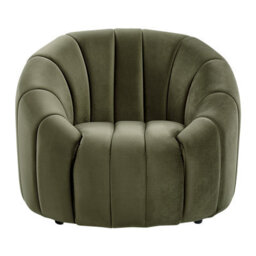 Beliani Living Room Set 6 Seater Malung Velvet Dark Green - thumbnail 5