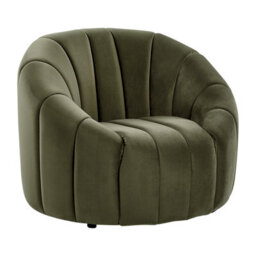 Beliani Living Room Set 6 Seater Malung Velvet Dark Green - thumbnail 4